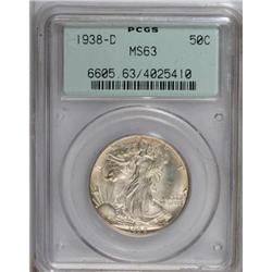 1938-D 50C MS63 PCGS