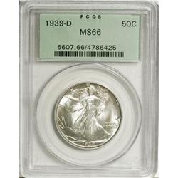 1939-D 50C MS66 PCGS