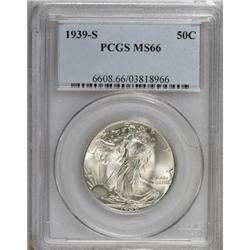 1939-S 50C MS66 PCGS