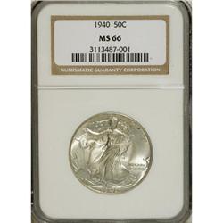1940 50C MS66 NGC