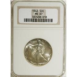 1940 50C MS67 NGC