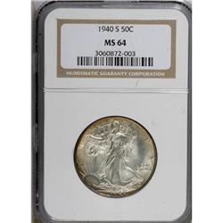 1940-S 50C MS64 NGC