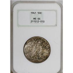 1941 50C MS64 NGC