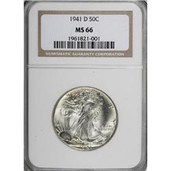 1941-D 50C MS66 NGC