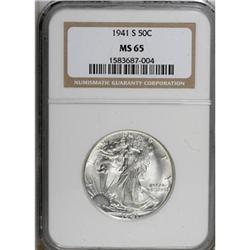 1941-S 50C MS65 NGC