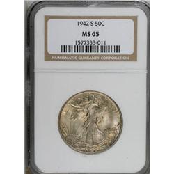 1942-S 50C MS65 NGC