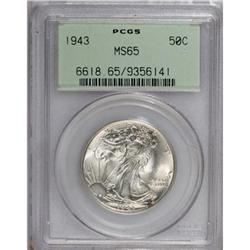 1943 50C MS65 PCGS