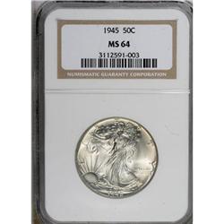 1945 50C MS64 NGC