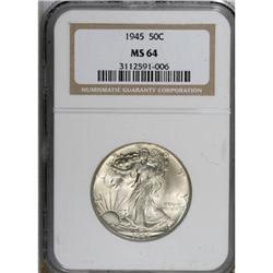 1945 50C MS64 NGC