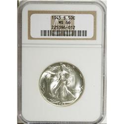 1945-S 50C MS66 NGC