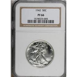 1942 50C PR66 NGC