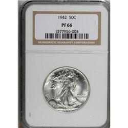 1942 50C PR66 NGC