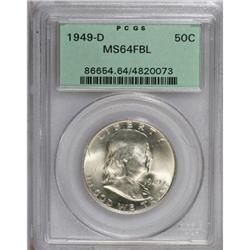 1949-D 50C Full Bell Lines MS64 PCGS