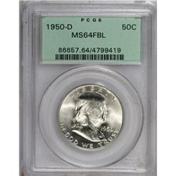 1950-D 50C Full Bell Lines MS64 PCGS