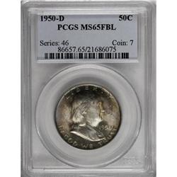 1950-D 50C Full Bell Lines MS65 PCGS