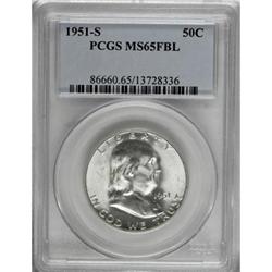 1951-S 50C Full Bell Lines MS65 PCGS