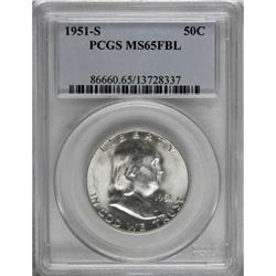 1951-S 50C Full Bell Lines MS65 PCGS