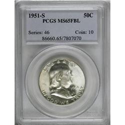 1951-S 50C Full Bell Lines MS65 PCGS