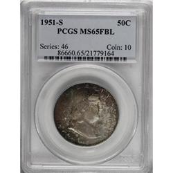 1951-S 50C Full Bell Lines MS65 PCGS