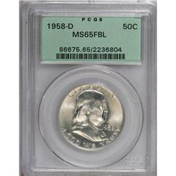 1958-D 50C Full Bell Lines MS65 PCGS