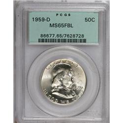 1959-D 50C Full Bell Lines MS65 PCGS
