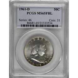 1961-D 50C Full Bell Lines MS65 PCGS