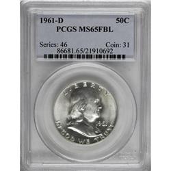 1961-D 50C Full Bell Lines MS65 PCGS