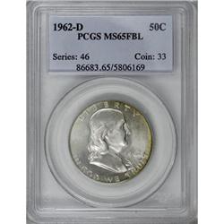 1962-D 50C Full Bell Lines MS65 PCGS