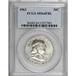 1963 50C Full Bell Lines MS64 PCGS