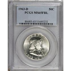 1963-D 50C Full Bell Lines MS65 PCGS