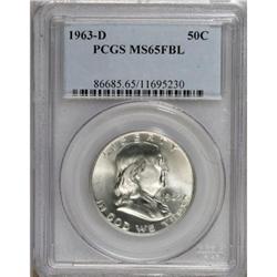 1963-D 50C Full Bell Lines MS65 PCGS
