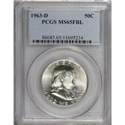 1963-D 50C Full Bell Lines MS65 PCGS