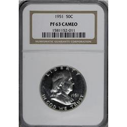 1951 50C Cameo PR63 NGC