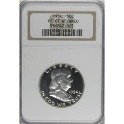 1954 50C Cameo PR67 NGC