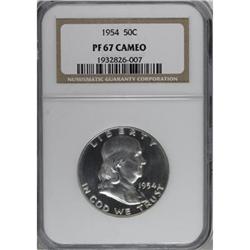 1954 50C Cameo PR67 NGC