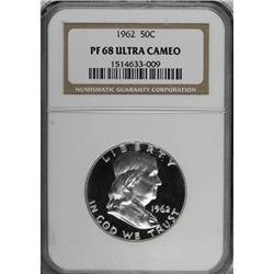 1962 50C Deep Cameo PR68 NGC
