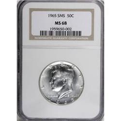 1965 50C SMS MS68 NGC