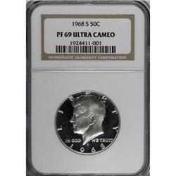 1968-S 50C Deep Cameo PR69 NGC