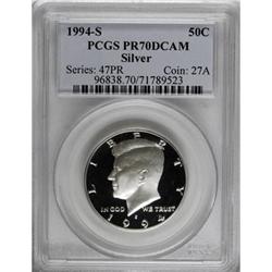 1994-S 50C Silver Deep Cameo PR70 PCGS