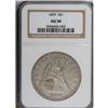 Image 1 : 1859 $1 AU50 NGC