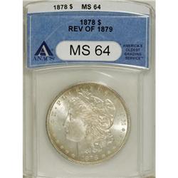 1878 7TF $1 Reverse of 1879 MS64 ANACS