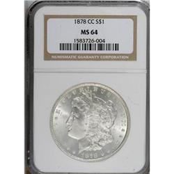 1878-CC $1 MS64 NGC