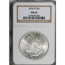 1878-CC $1 MS64 NGC