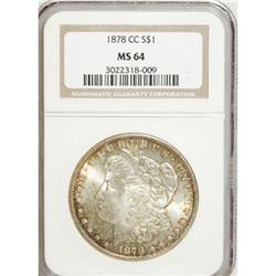 1878-CC $1 MS64 NGC
