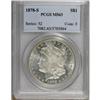 Image 1 : 1878-S $1 MS63 PCGS