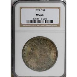 1879 $1 MS64 NGC