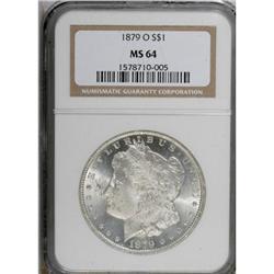 1879-O $1 MS64 NGC