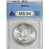 Image 1 : 1879-O $1 MS64 ANACS