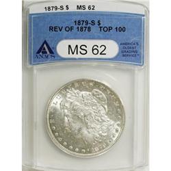 1879-S $1 Reverse of 1878 MS62 ANACS