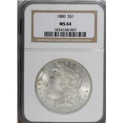 1880 $1 MS64 NGC